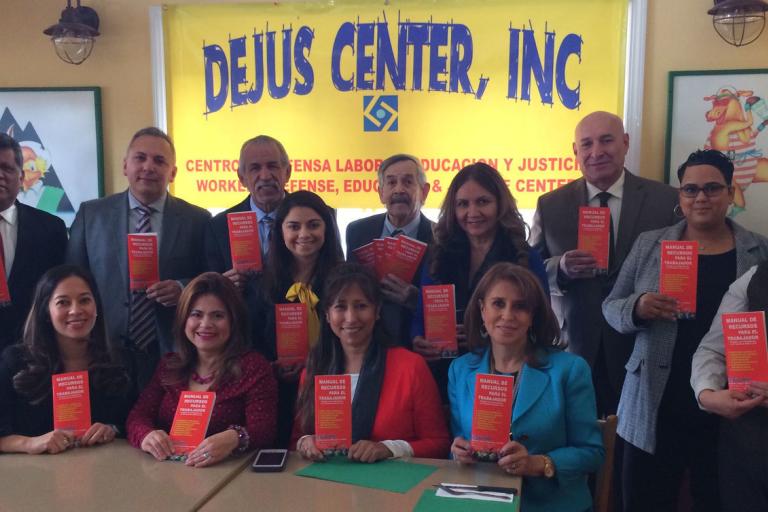 V&A Attends Book Presentation in Benefit of Workers at the Dejus Center